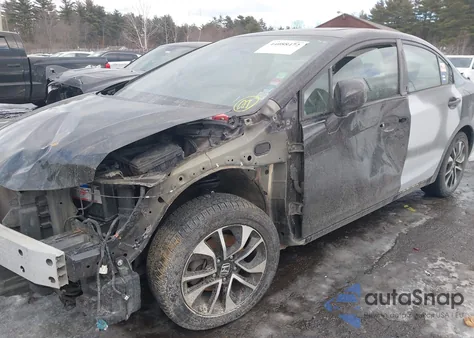 2013 Honda Civic Ex z USA, uszkodzony, nr VIN 19XFB2F86DE212959